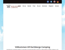 Tablet Screenshot of karlsborgscamping.se